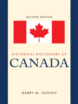 cover image of Historical Dictionary of Canada